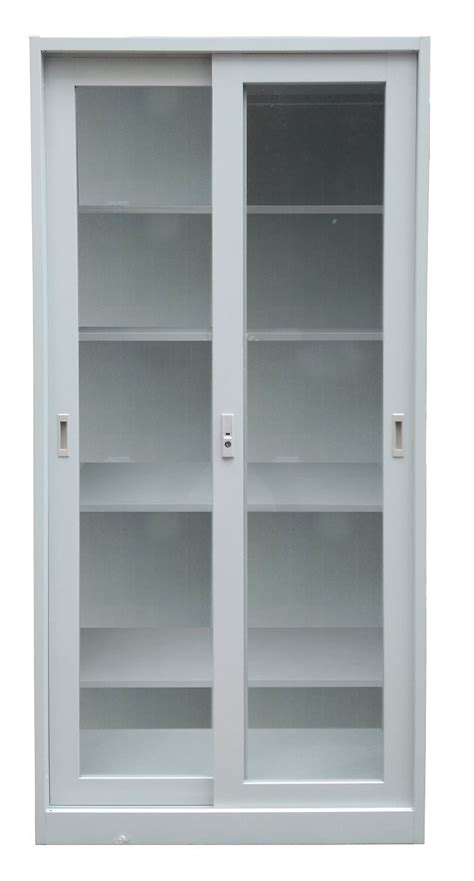 steel glass cabinet|steel sliding door cabinet.